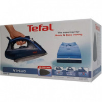 Tefal Virtuo FV1713 Plancha Vapor 2000W 90g Azul y Negra