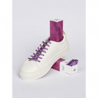 Cordones SLIWILS Morado Brillante