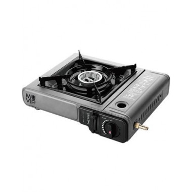MUVIP Cocina de Gas Portatil  Uso Bombona y Botella de Gas  1 Fuego MV0337