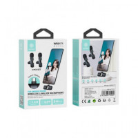 IKREA Pack 2 Microfonos Solapa Inalambrico  Tipo C WE9171