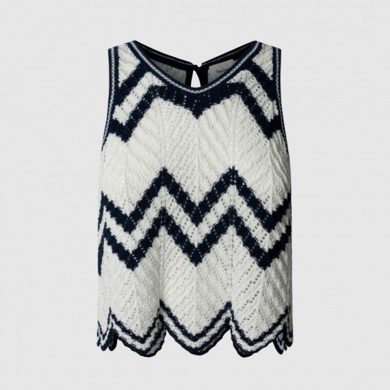 Pepe Jeans Jersey Ollie Top Blanco PL702284-808