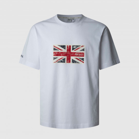 Pepe Jeans Camiseta Union Tee Blanca PM509790-800