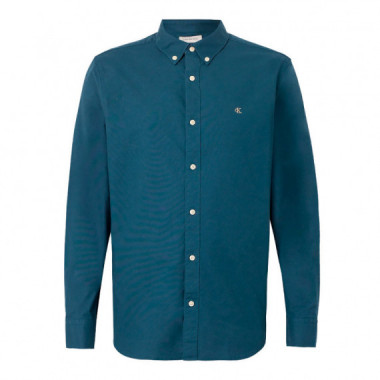 Camisa con botones Oxford cl&aacute;sica