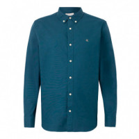 Camisa con botones Oxford clásica