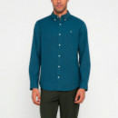 Camisa con botones Oxford clásica