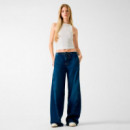 Camiseta sin mangas con logo bordado