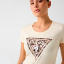 Camiseta con logo de triángulo