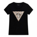 Camiseta con logo de triángulo