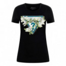 Camiseta con logo de triángulo