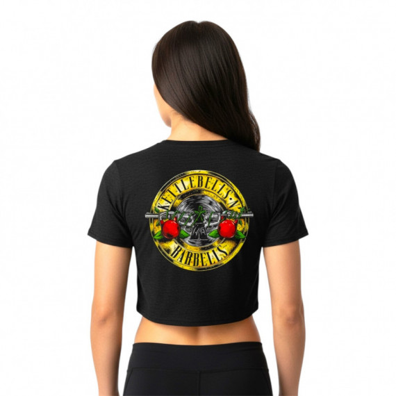 Kettlebells N Barbells Crop Top  LINDA FAVELA