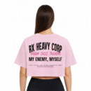My Enemy Myself Crop Top  RX HEAVY CORP