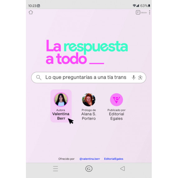 LA RESPUESTA A TODO LO QUE PREGUNTARIAS A UNA TIA TRANS