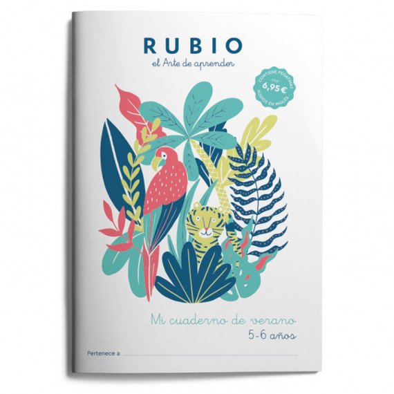 MI CUADERNO DE VERANO RUBIO 5-6 A�OS
