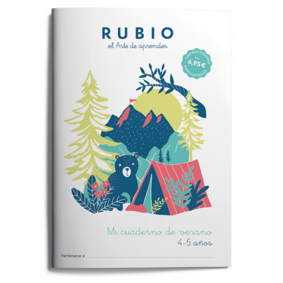 MI CUADERNO DE VERANO RUBIO 4-5 A�OS