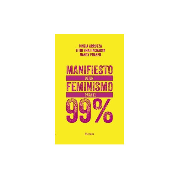 MANIFIESTO DE UN FEMINISMO PARA EL 99%