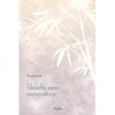 Filosof�a como metano�tica