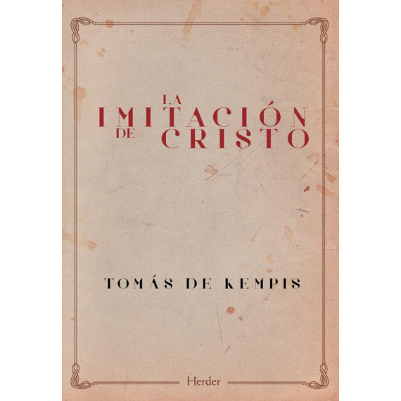 IMITACION DE CRISTO, LA (NE)