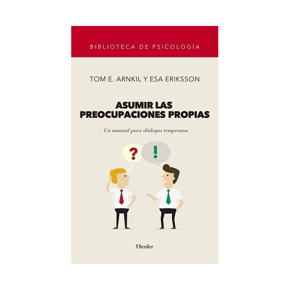 ASUMIR LAS PREOCUPACIONES PROPIAS