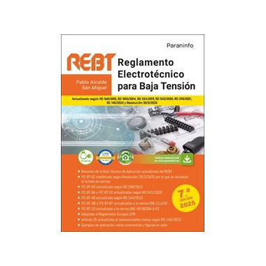 REGLAMENTO ELECTROTECNICO PARA BAJA TENSION. REBT 7.� EDICION 2025