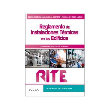 REGLAMENTO INSTALACIONES TERMICAS EDIFICIOS RITE 8�EDICION
