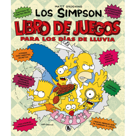 Libro de juegos para los d�as de lluvia (Los Simpson. Actividades)