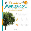 mi Cuaderno Montessori para Aprender a Escribir
