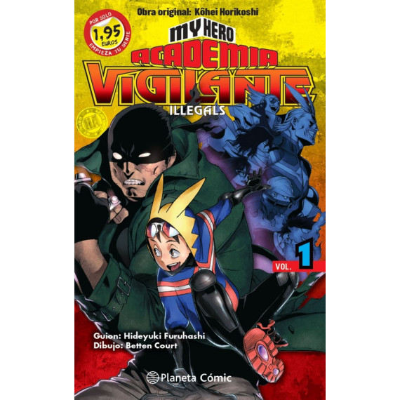 MM MY HERO ACADEMIA VIGILANTE ILLEGALS N� 01 1,95