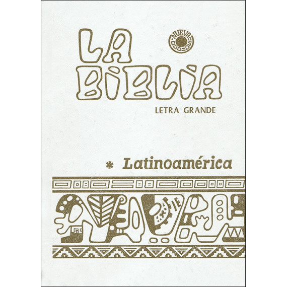 La Biblia Latinoam�rica (Letra Grande carton� blanca)