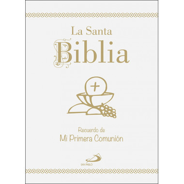 La Santa Biblia - Edici�n carton�, oro y u�eros