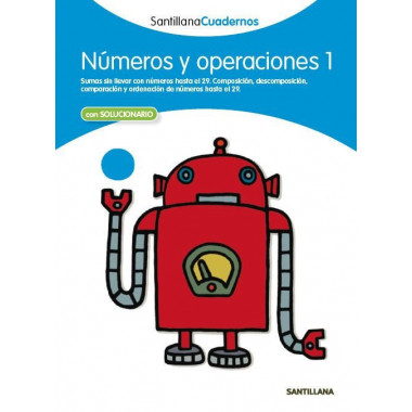 NUMEROS Y OPERACIONES 1 SANTILLANA CUADERNOS