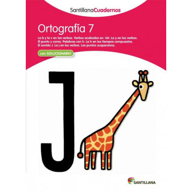 ORTOGRAF�A 7 SANTILLANA CUADERNOS