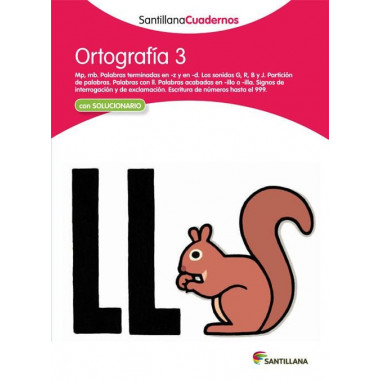 ORTOGRAF�A 3 SANTILLANA CUADERNOS