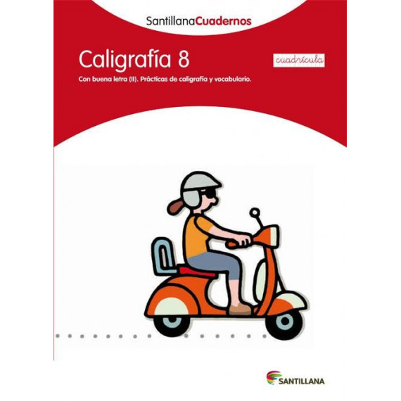 CALIGRAFIA 8 CUADRICULA SANTILLANA CUADERNOS