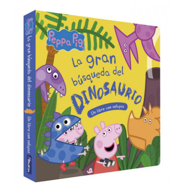 PEPPA PIG LIBRO DE CARTON CON SOLAPAS LA GRAN BUSQUEDA DEL D