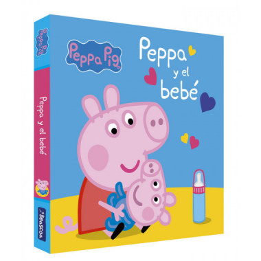 PEPPA PIG LIBRO DE CARTON PEPPA PIG Y EL BEBE