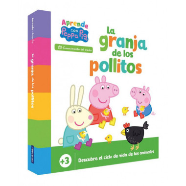 PEPPA PIG LIBRO DE CARTON LA GRANJA DE LOS POLLITOS