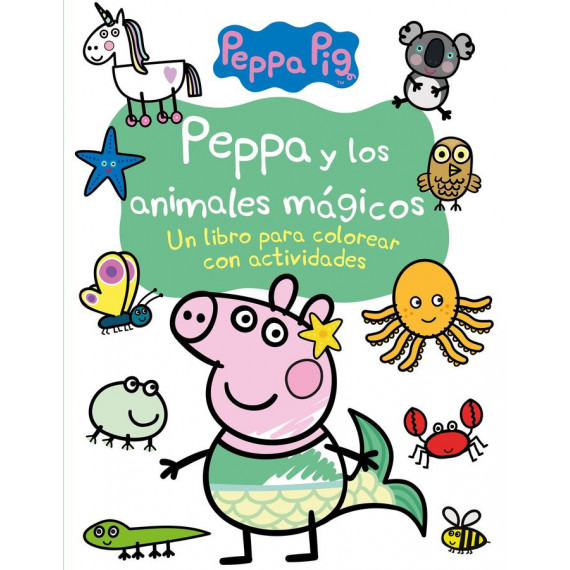 PEPPA Y LOS ANIMALES MAGICOS (ACTIVIDADES PARA COLOREAR)