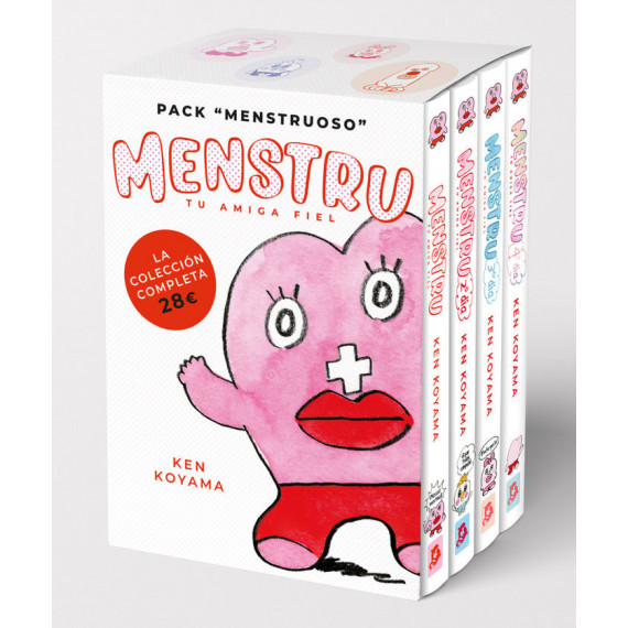 PACK MENSTRUOSO: MENSTRU, TU AMIGA FIEL, VOL.1-4