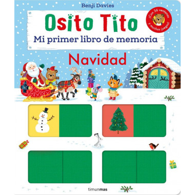 Osito Tito. Mi primer libro de memoria. Navidad