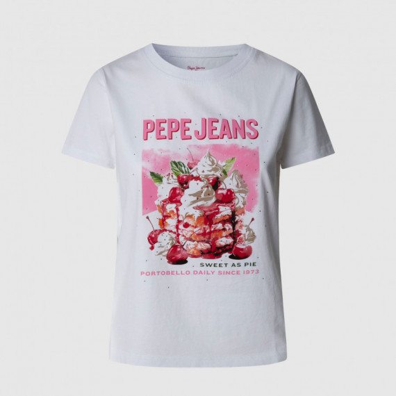 Pepe Jeans Camiseta Ryoko Blanca PL506069-800