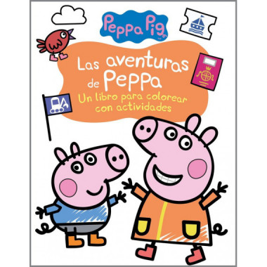 LAS AVENTURAS DE PEPPA (ACTIVIDADES PARA COLOREAR)