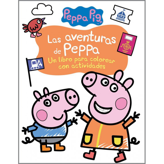 LAS AVENTURAS DE PEPPA (ACTIVIDADES PARA COLOREAR)