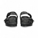 PALA 2 HEBILLAS EVA NEGRO