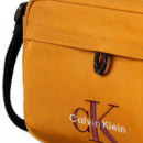 Bandolera para cámara de nailon con logotipo prominente