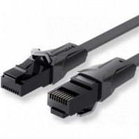 VENTION Cable de Red CAT6 Utp Plano 25 Metros Negro