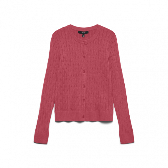 Chaquetas y Abrigos Cardigan VERO MODA Fantastic Holly Berry Medium Rose