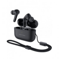 VENTION Auricular BLUETOOTH Echo Lite E11 Pro  con Cancelacion de Ruido Negro