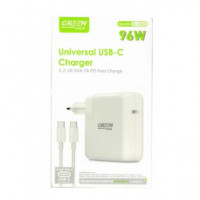 Grenn Lyca Cargador Portatil Tipo C M/m 96W 20.5V/4.7A G-1262  GREEN LYCA