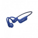 DOOGEE Auricular Conduccion Oseo Bonebeat Swim Lite Inalambrico/Mp3 32Gb Para Natacion Azul