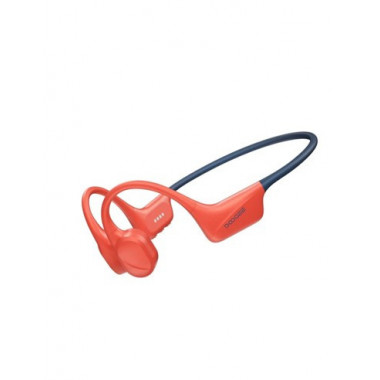 DOOGEE Auricular Conduccion Oseo Bonebeat Swim Inalambrico/Mp3 32Gb Para Natacion Rojo